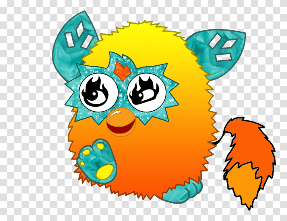 Furby Crystal Serie Yellow And Orange, Angry Birds, Dragon Transparent Png