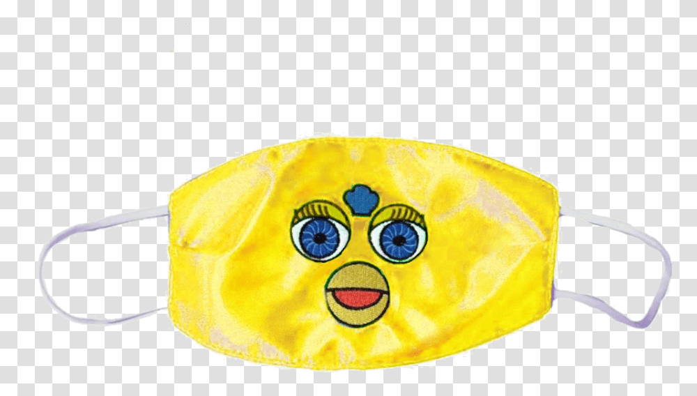 Furby Face Mask Yellow Happy, Clothing, Swimwear, Swimming Cap, Hat Transparent Png