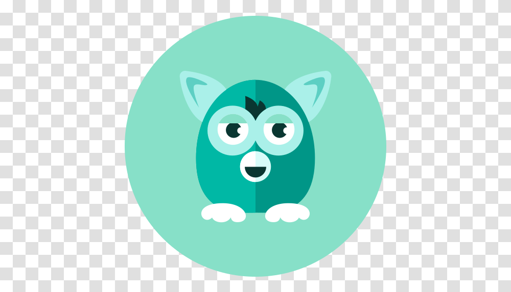 Furby Free Icon Of Kameleon Green Round Dot, Plant, Rattle Transparent Png