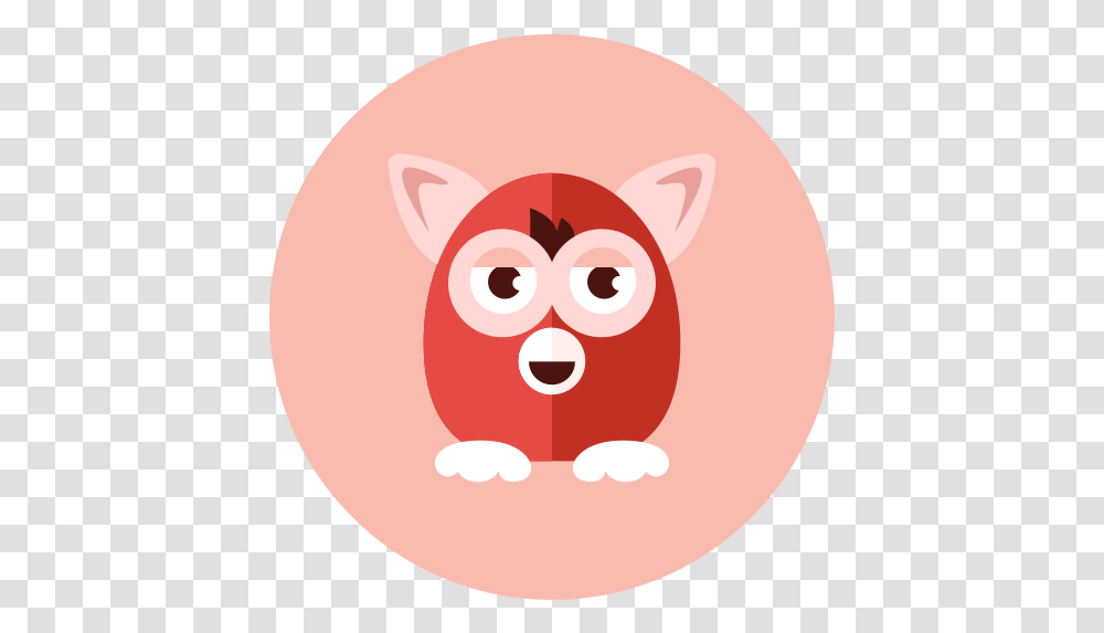 Furby Free Icon Of Kameleon Red Round Cartoon, Food, Sweets, Confectionery Transparent Png