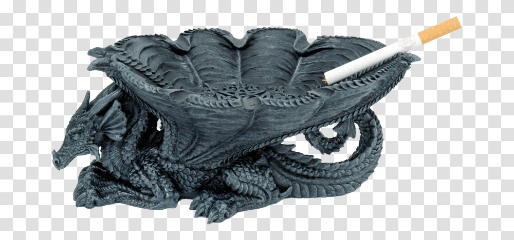 Furled Dragon Wing Ashtray, Turtle, Reptile, Sea Life, Animal Transparent Png