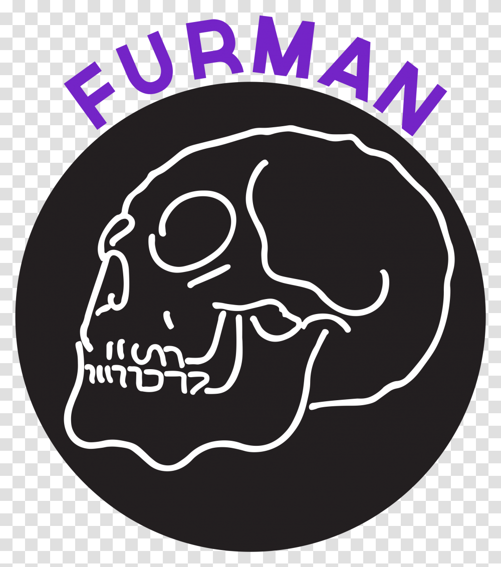 Furman University Circle Skull Bmw, Label, Text, Poster, Advertisement Transparent Png