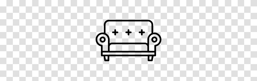 Furniture And Household Relax Rest Furniture Sofa Couch Icon, Gray, World Of Warcraft Transparent Png