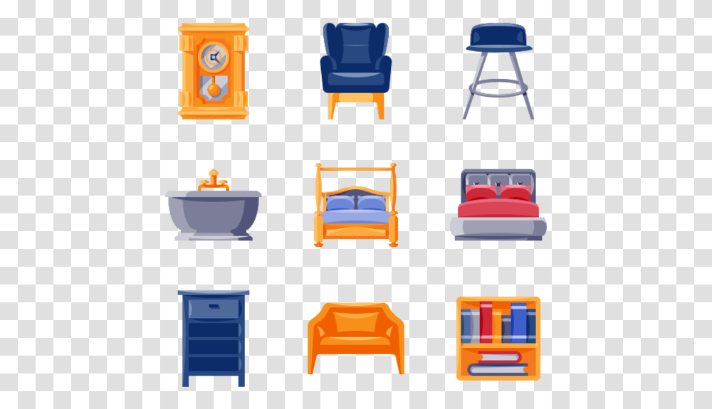 Furniture Chair, Tub, Treasure Transparent Png