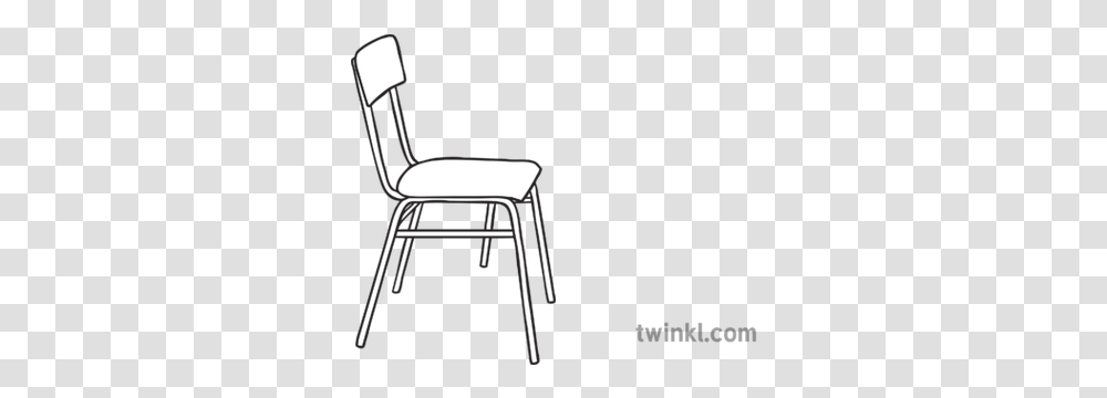 Furniture Classroom Phonics Family Eyfs Queen Victoria Line Drawing, Chair, Bar Stool, Wood, Plywood Transparent Png