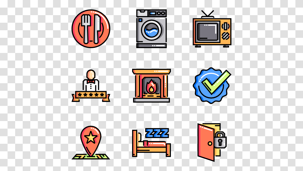 Furniture Icons Top View, Appliance Transparent Png