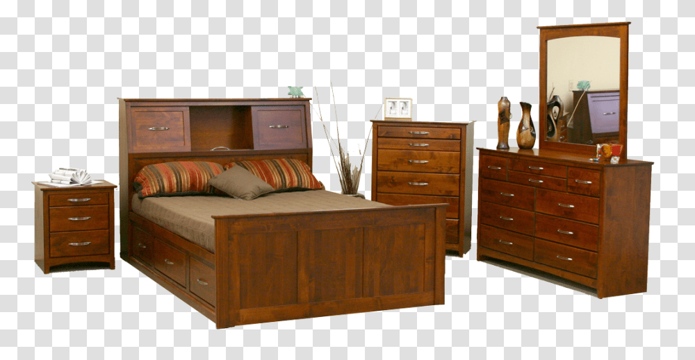 Furniture Image, Bed, Cabinet, Drawer, Dresser Transparent Png