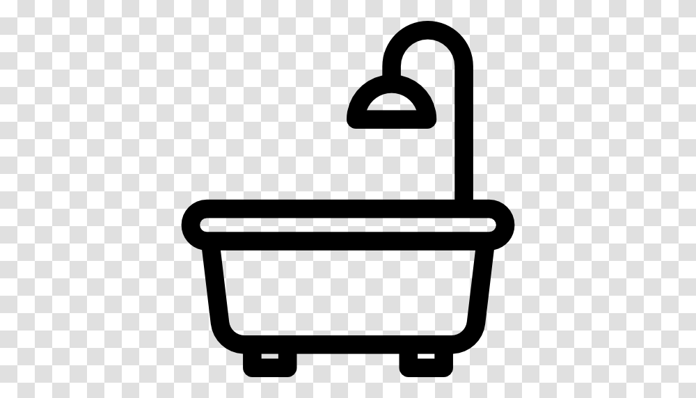 Furniture Personal Care Bathtub Bath Water Shower Real, Stencil Transparent Png