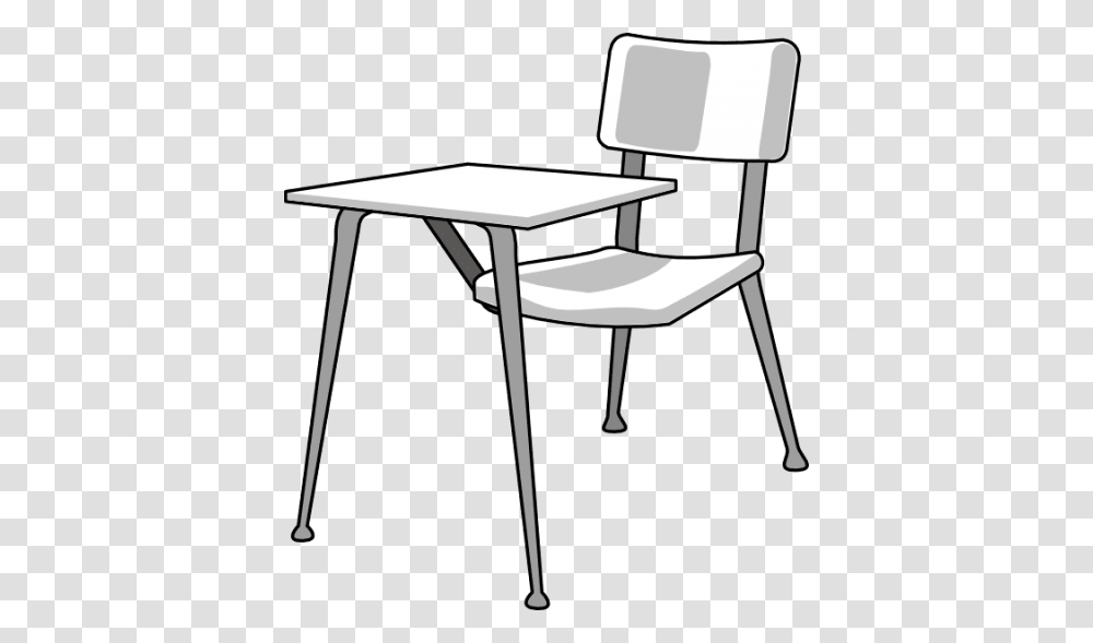 Furniture School Desk, Chair, Tabletop Transparent Png