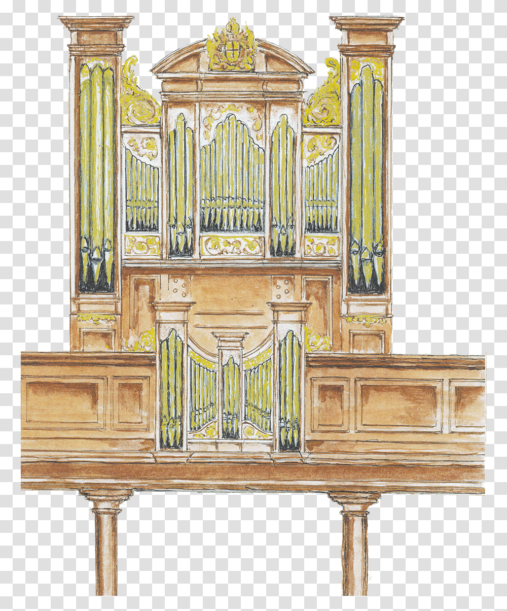 Furniturepipe Organorganclassical Architectureorgan Organ Pipe, Building, Church, Altar, Chair Transparent Png