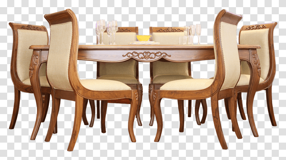 Furnituretabledining Roomroomchairkitchen Amp Dining Dining Table In, Indoors, Wood, Home Decor, Hardwood Transparent Png