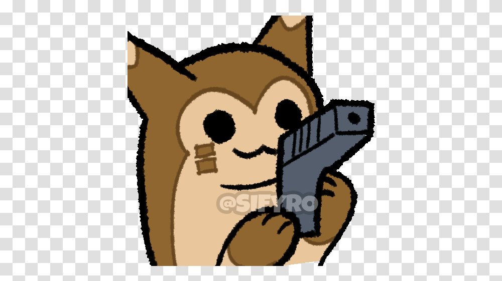 Furret Gun Weasyl Furret Gif, Text Transparent Png