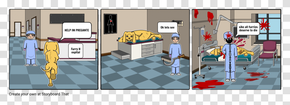 Furries At The Hospital, Chair, Furniture, Mammal, Animal Transparent Png