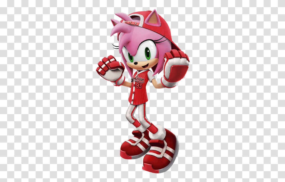 Furry But This Amy Is Looking Very Cute Slugger Sonic And All Star Amy, Toy, Figurine, Doll, Person Transparent Png