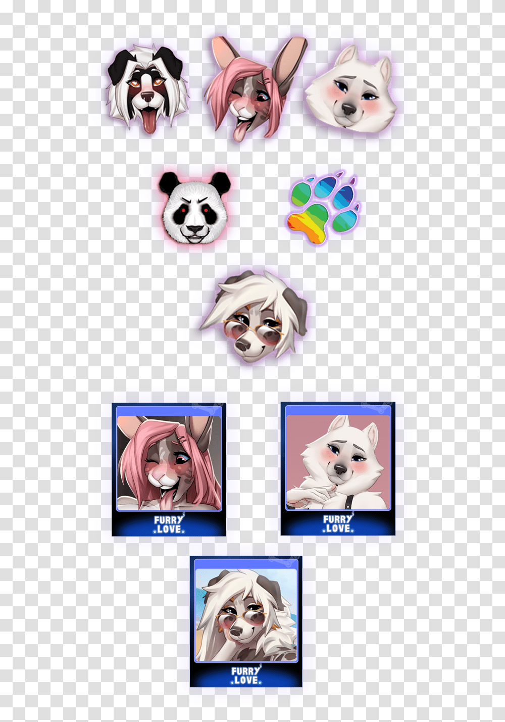 Furry Love Trading Cards & Emoticons & Badges & Bgs Furry Love Game Steam, Person, Text, Purple, Graphics Transparent Png