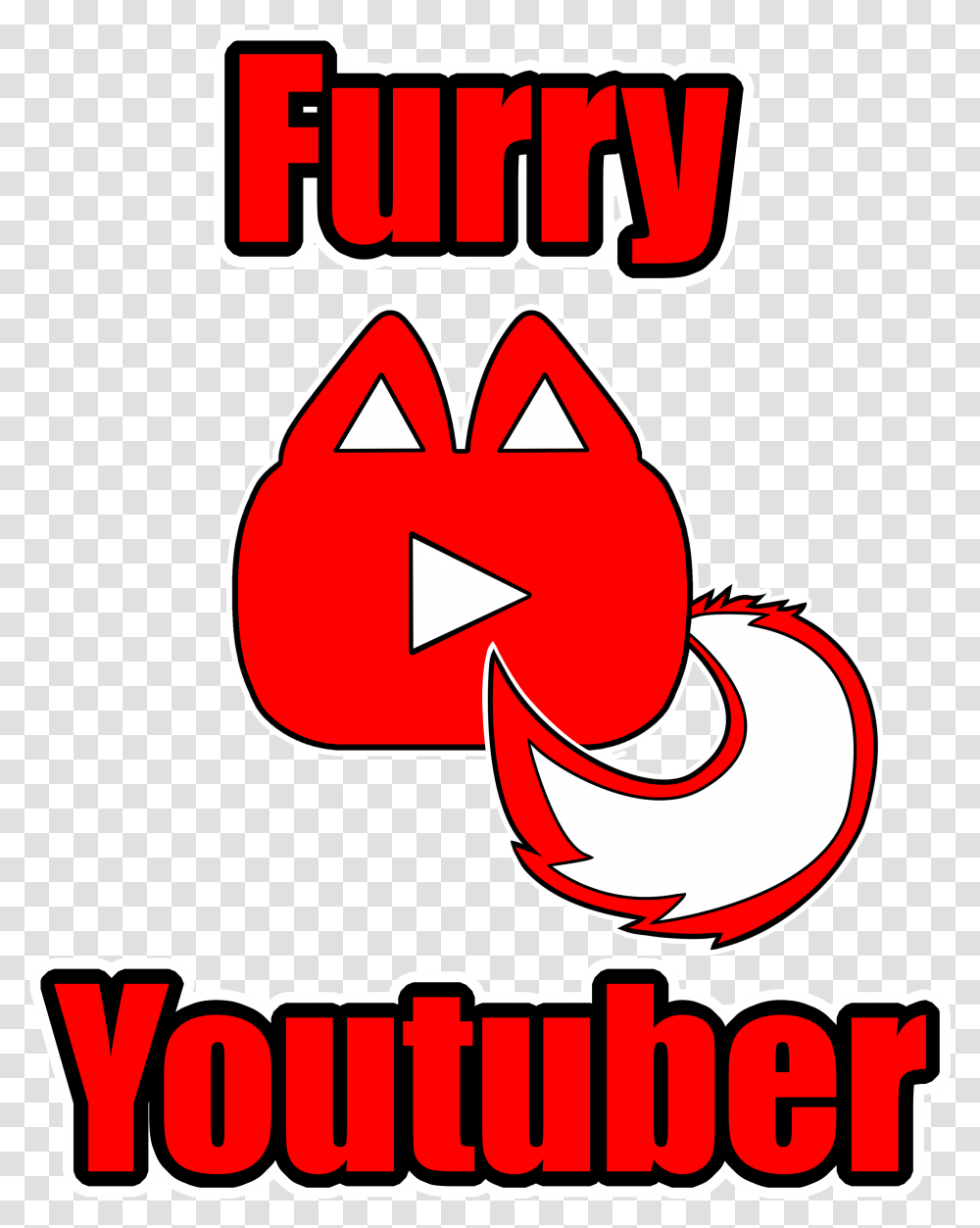 Furry Youtuber Logo, Text, Symbol, Label, Alphabet Transparent Png