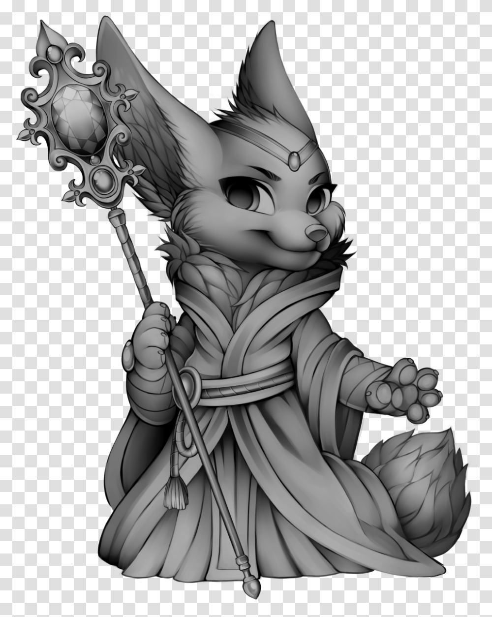 Furvilla Tigereye Peak Sorcerer Fox Art Bat Eared Fox, Person, Face, Alien Transparent Png