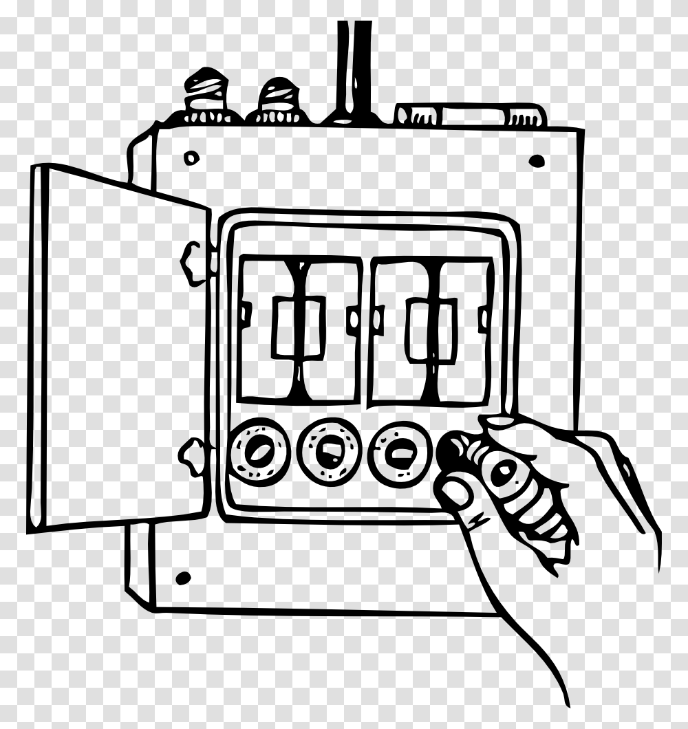 Fuse Box Clip Art Wiring Library, Machine, Electrical Device, Spoke Transparent Png