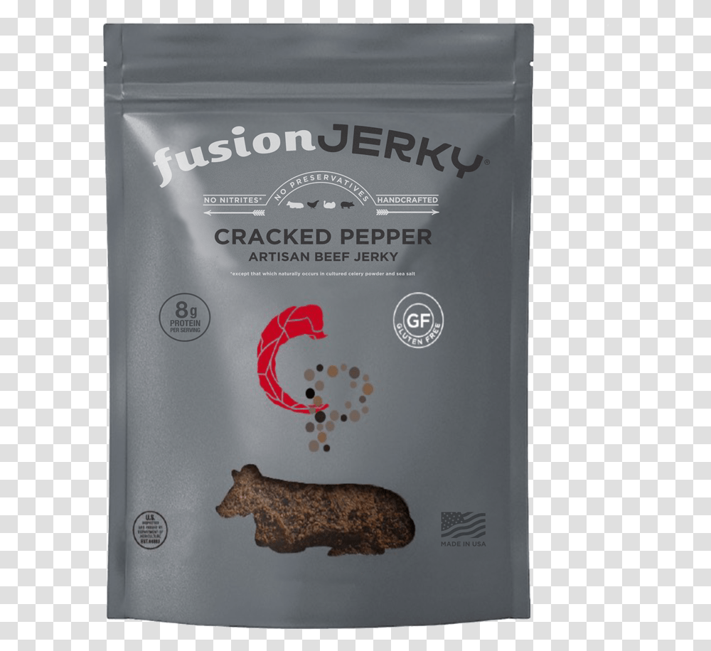 Fusion Jerky, Label, Bear, Advertisement Transparent Png