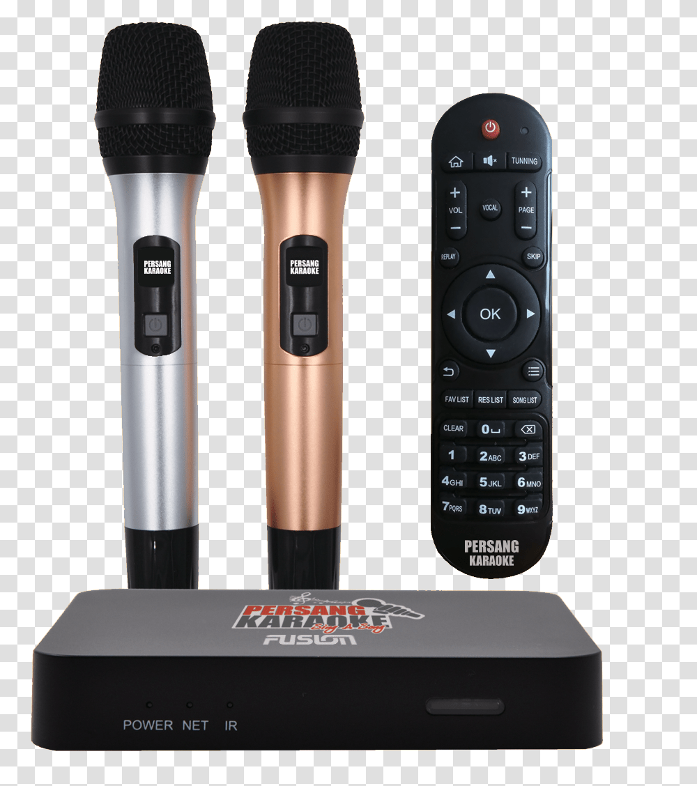 Fusion Karaoke Pk 9090 Karaoke, Remote Control, Electronics, Electrical Device, Microphone Transparent Png