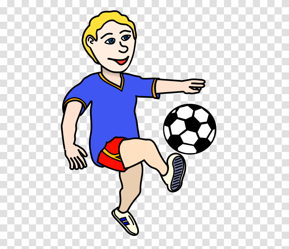 Fussballspieler Junge Farbe, Sport, Person, Kicking, People Transparent Png