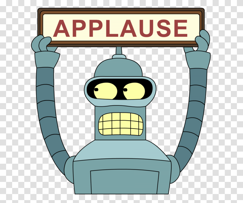 Futurama Bender Applause, Robot Transparent Png