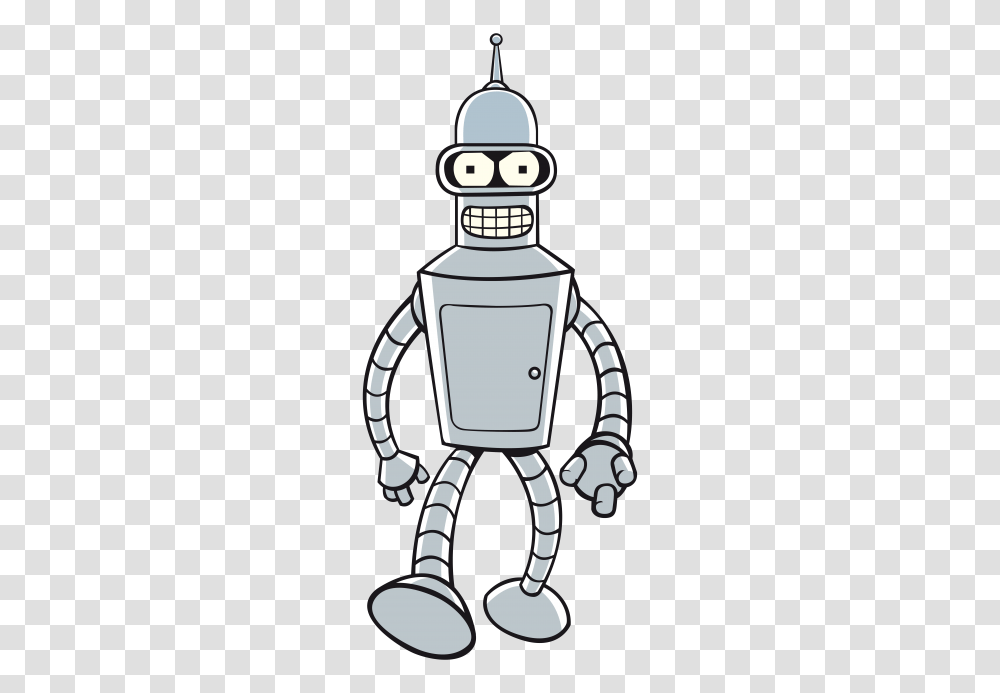 Futurama Bender Cartoon Cartoon Futurama, Robot Transparent Png