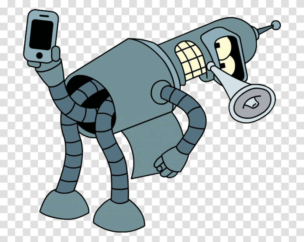 Futurama Bender, Plumbing, Robot Transparent Png