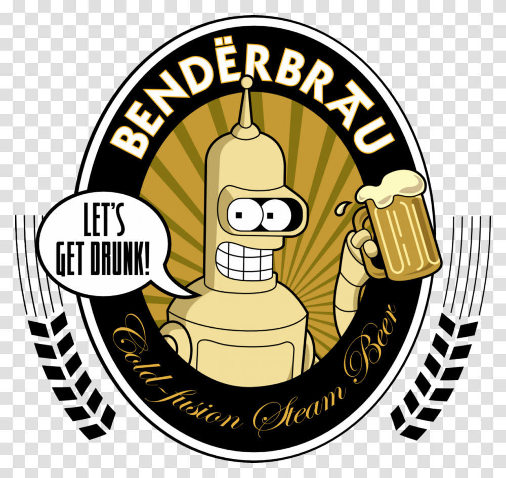 Futurama Benderbrau, Label, Word, Logo Transparent Png