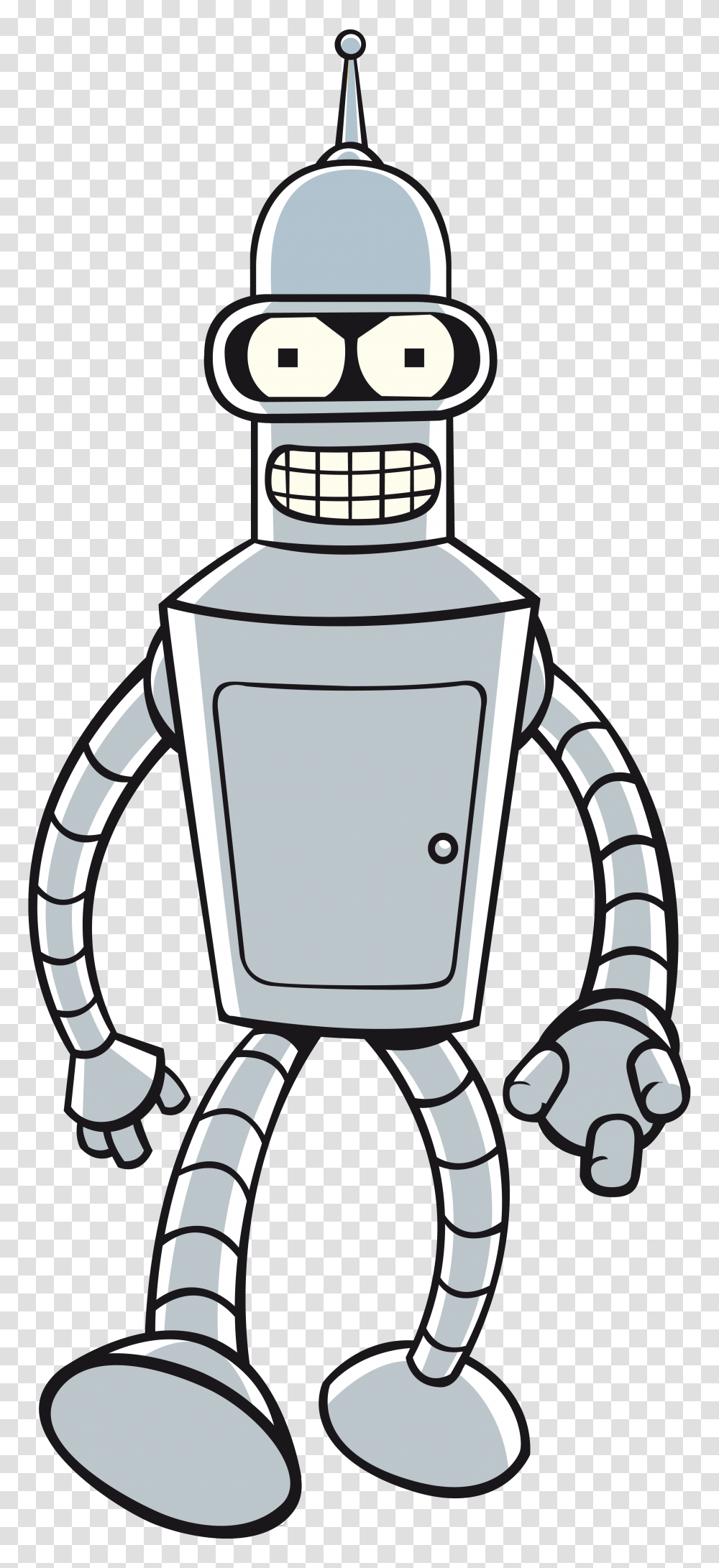 Futurama, Character, Robot, Lamp, Lantern Transparent Png