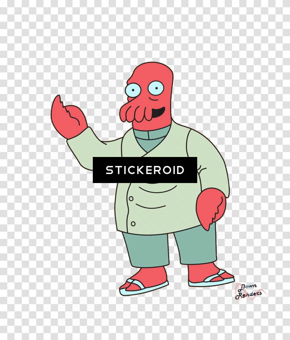 Futurama Fry Actors Heroes Dr Zoidberg, Person, Poster, Advertisement Transparent Png