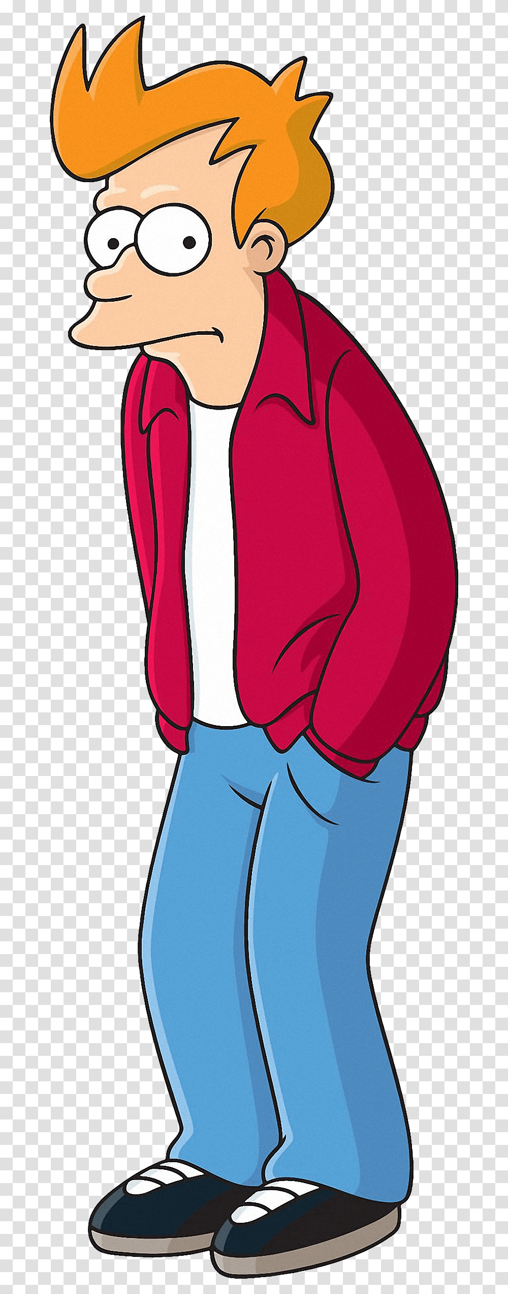 Futurama Fry Philip J Fry Real Life, Sleeve, Long Sleeve, Person Transparent Png