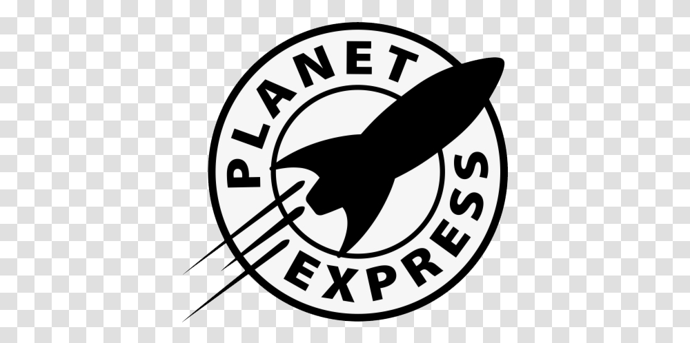 Futurama Logo Image Planet Express Logo, Symbol, Weapon, Label, Text Transparent Png