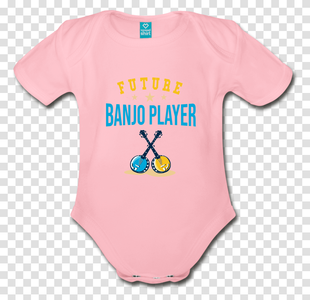 Future Banjo Player Baby Bodysuit Stepdad Clothes For Baby, Clothing, Apparel, T-Shirt, Sleeve Transparent Png