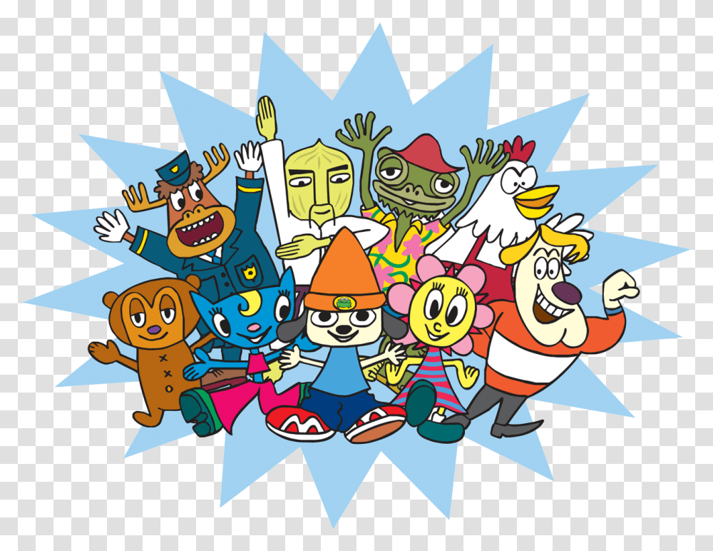 Future Rapper Parappa The Rapper And Friends, Doodle, Drawing Transparent Png