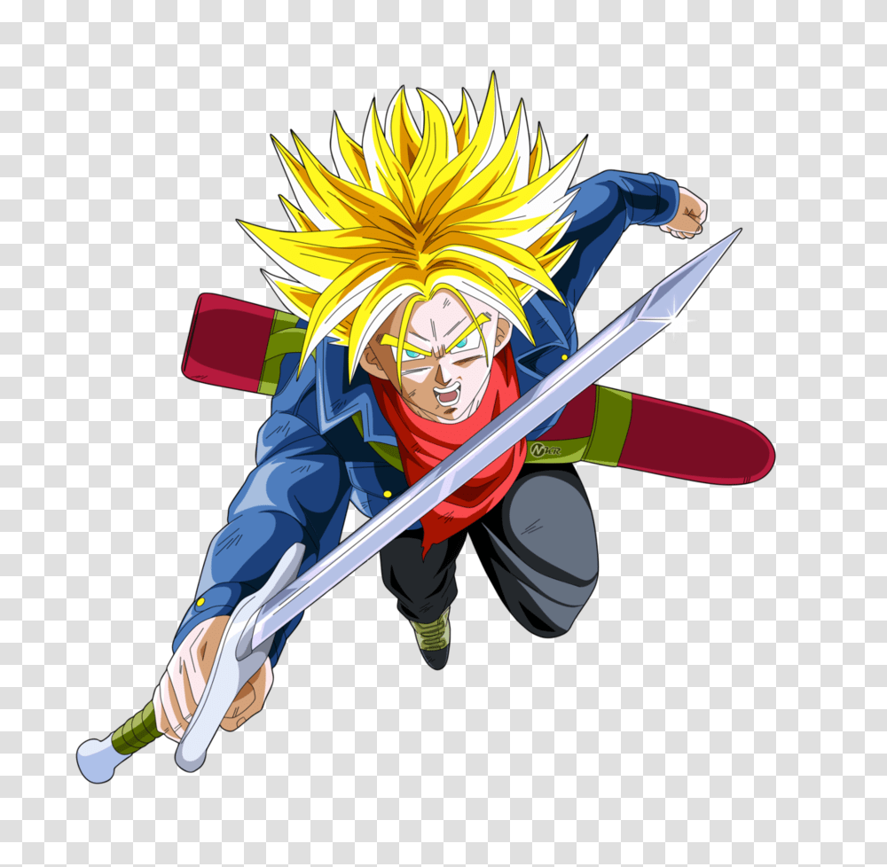 Future Trunks, Manga, Comics, Book, Person Transparent Png