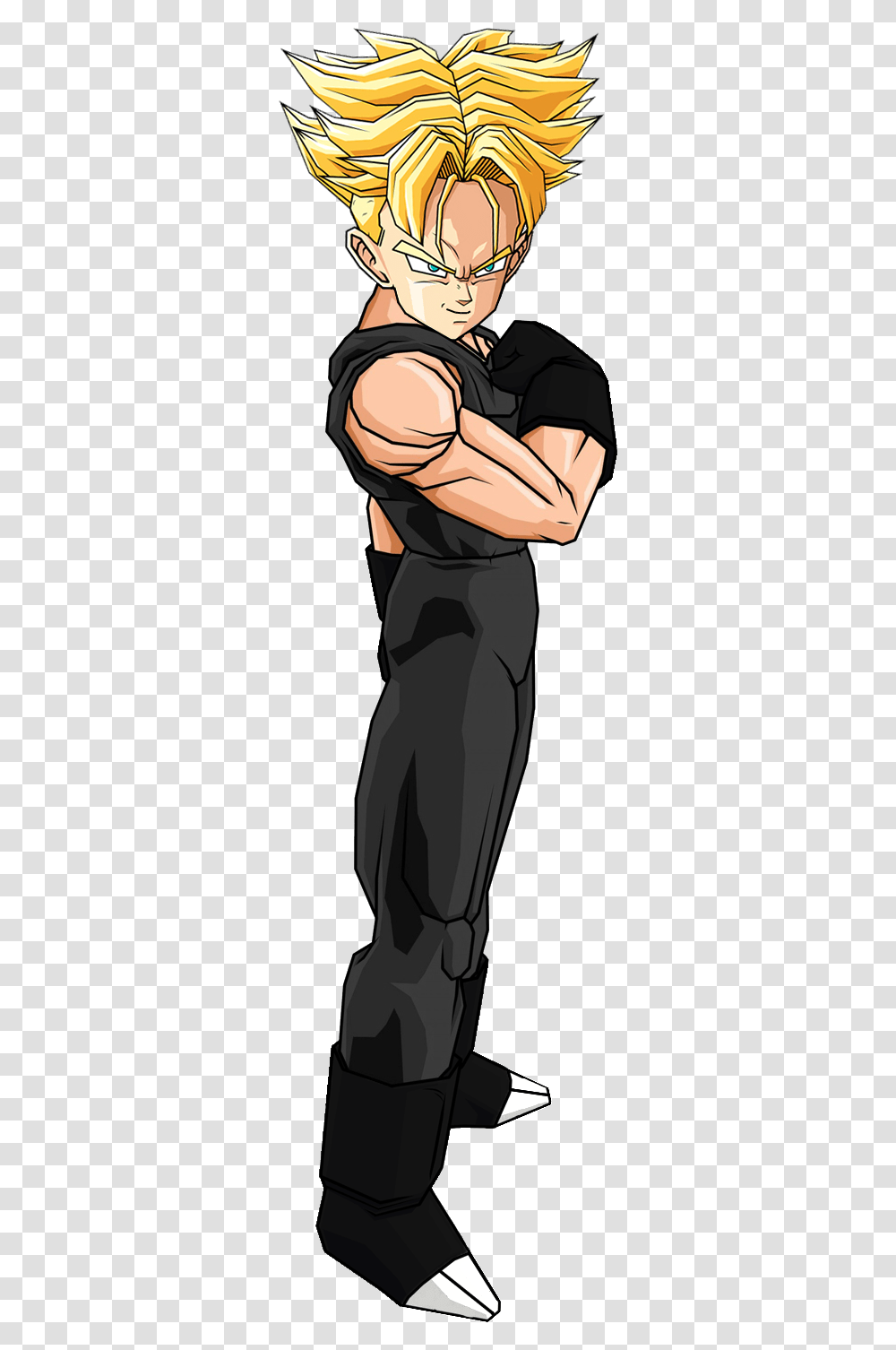 Future Trunks New Outfit Ssj By Db Own Universe Arts Dragon Ball Z, Person, Dress, Arm Transparent Png