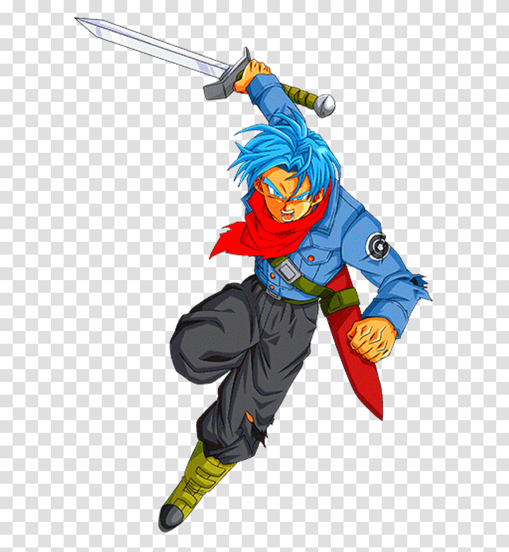 Future Trunks, Person, Comics, Book Transparent Png