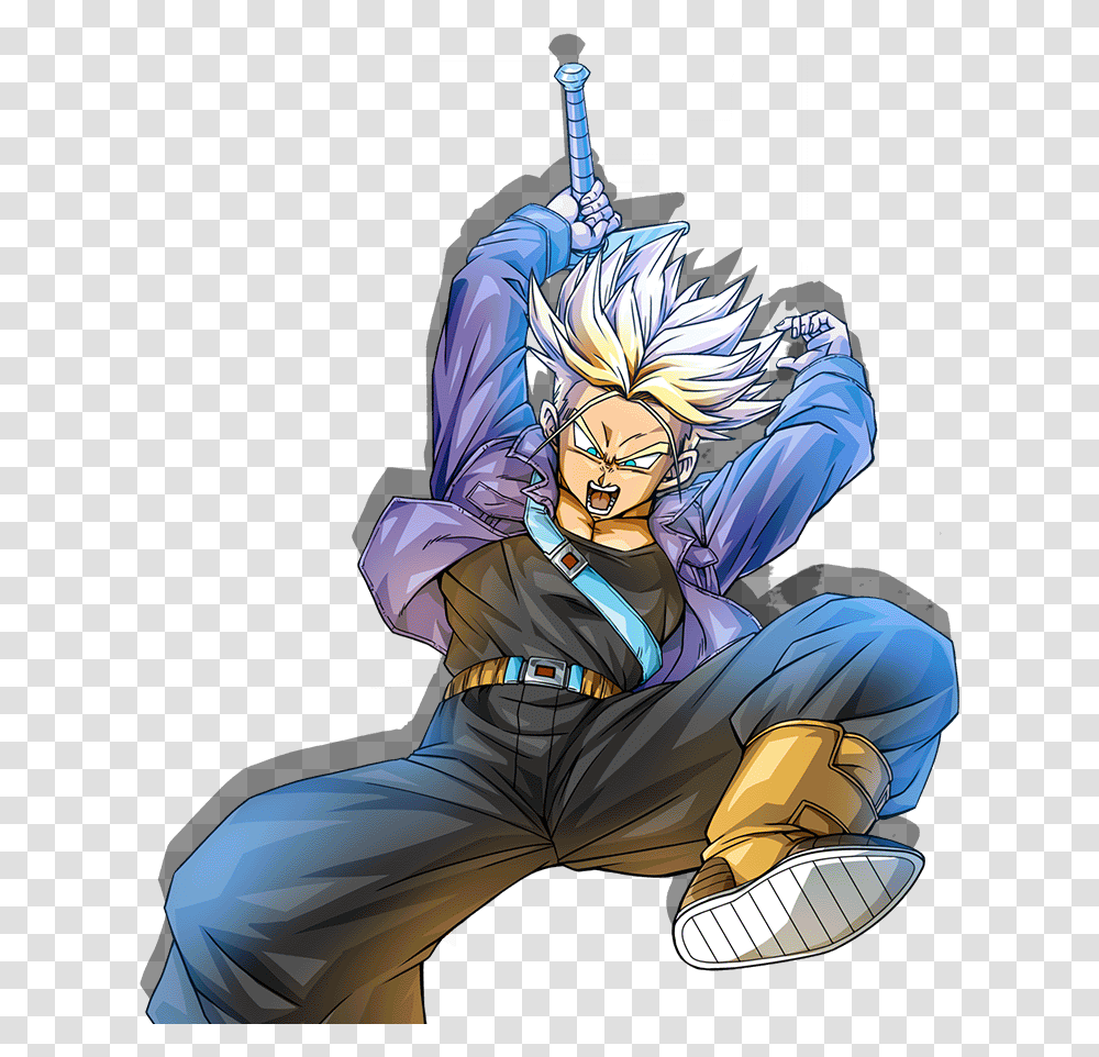 Future Trunks Render, Person, Human, Comics, Book Transparent Png