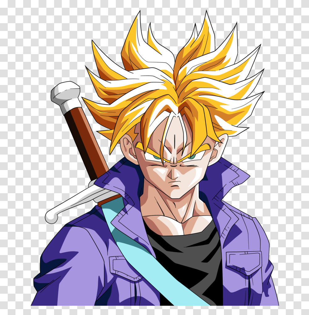 Future Trunks Ssj Hair Is So Wrong In Super, Manga, Comics, Book, Person Transparent Png