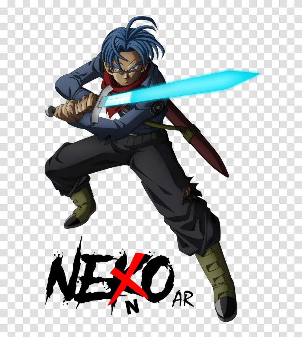 Future Trunks Sword Of Hope Remake, Ninja, Duel, Person, Human Transparent Png