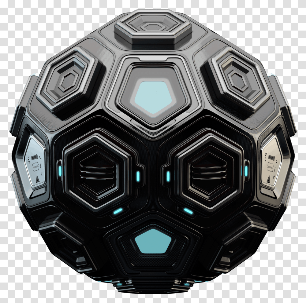 Futuristic Ball, Sphere, Grenade, Bomb, Weapon Transparent Png