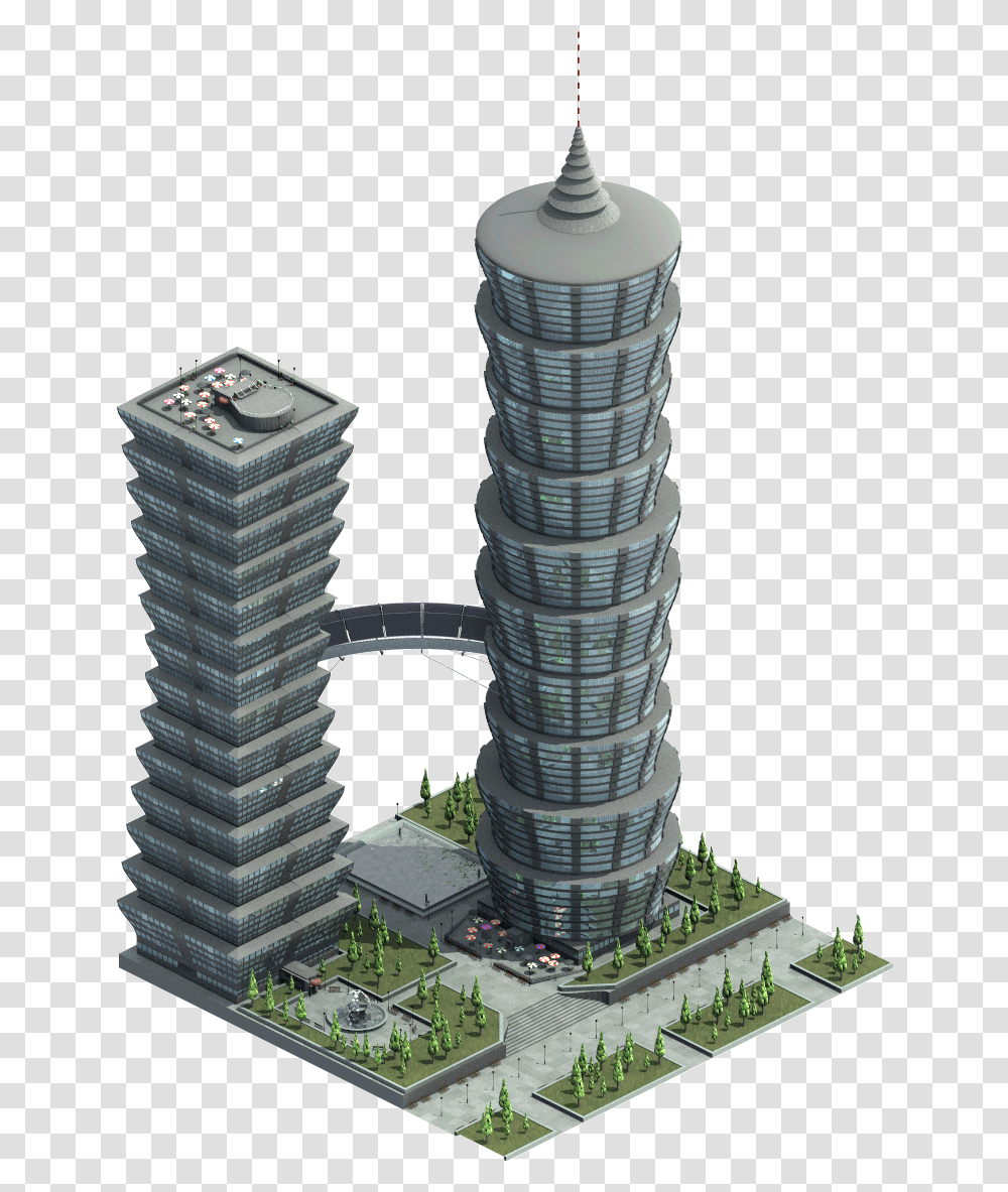 Futuristic Building, High Rise, City, Urban, Town Transparent Png