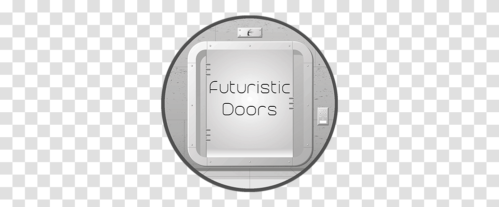 Futuristic Doors Portable, Text, Electronics, Window, Interior Design Transparent Png