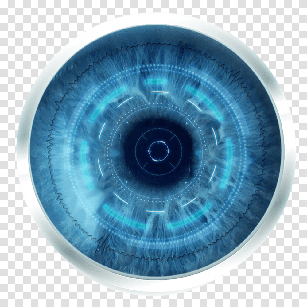 Futuristic Eye, Sphere, Ornament, Pattern, Fractal Transparent Png