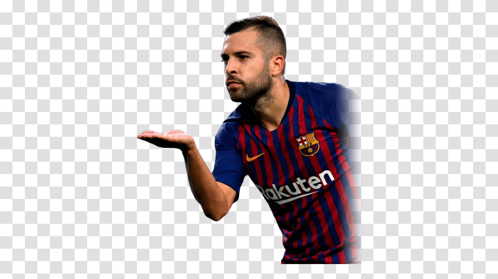 Futwatch Pack Worth 523500 Coins Fifa Ultimate Team Fut Jordi Alba Hair Implants, Person, Face, Clothing, Man Transparent Png