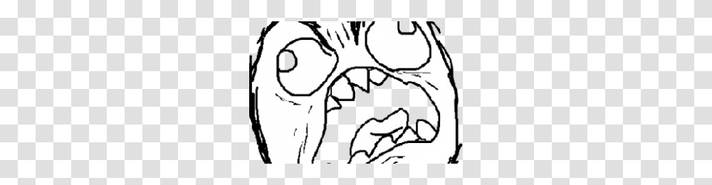 Fuuuu Troll Face Image, Stencil, Hand, Drawing Transparent Png