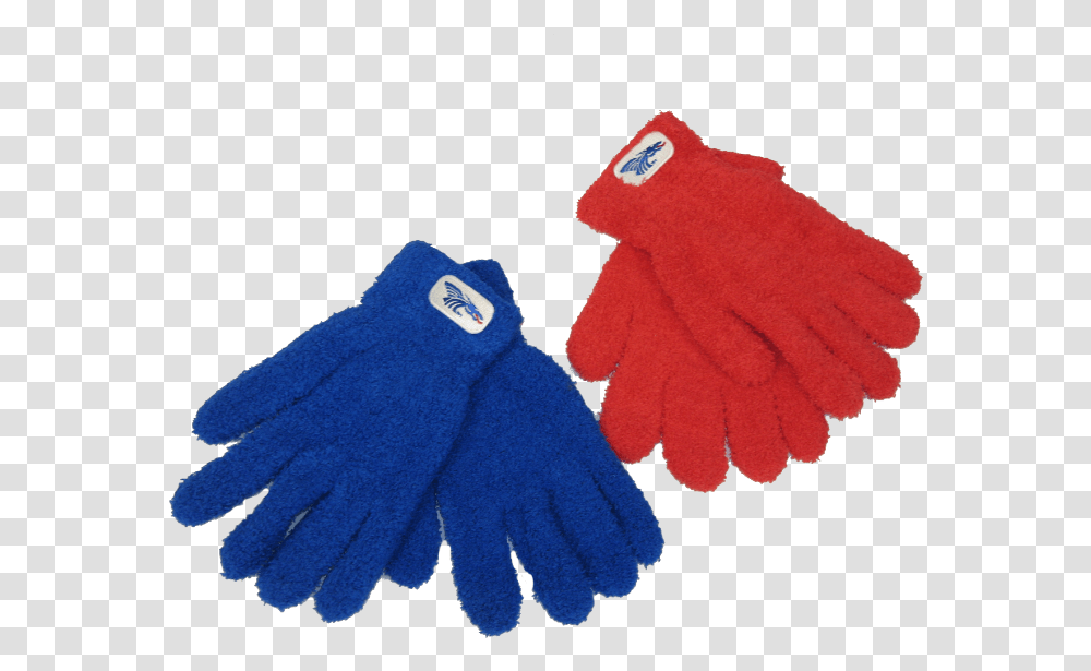 Fuzzy Gloves In Royal Blue Or Red Wool, Apparel Transparent Png