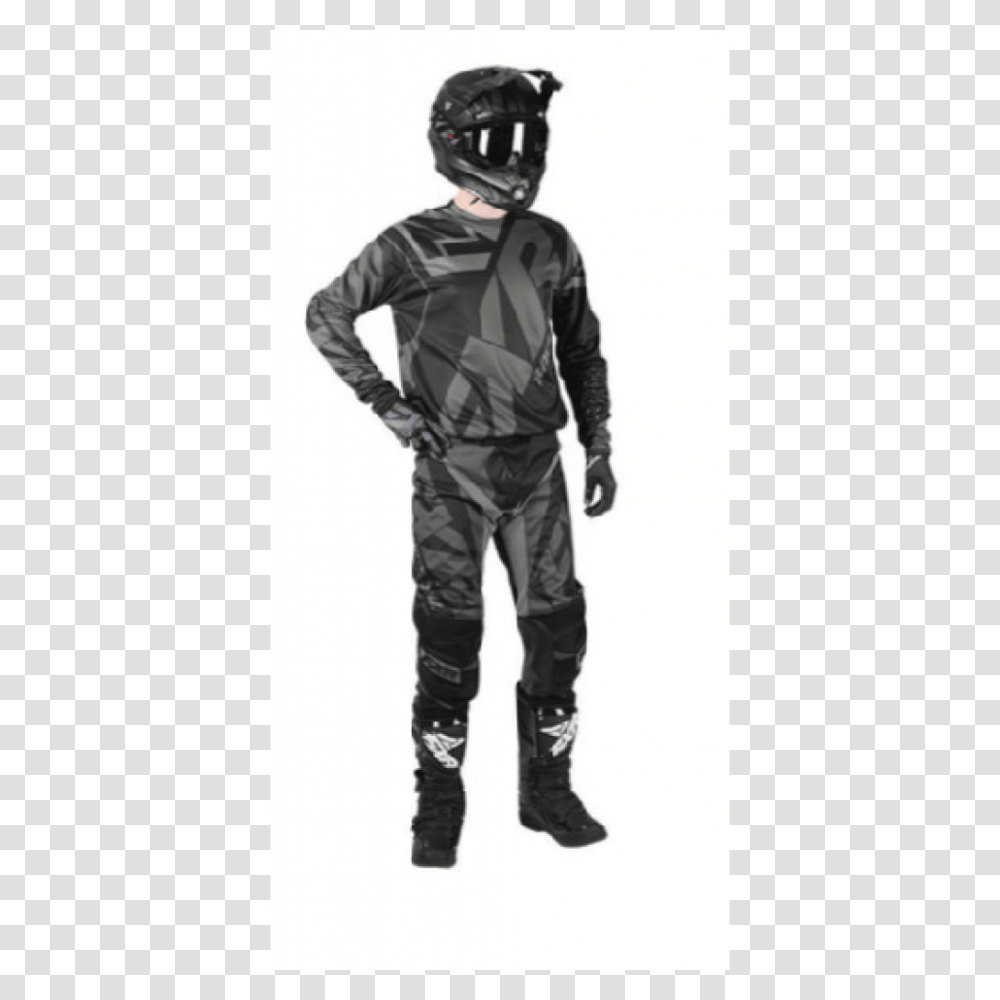 Fxr Clutch Prime Mx Black Ops Combo, Helmet, Person, Military Transparent Png