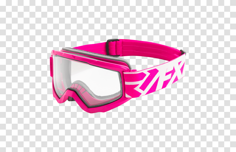 Fxr Squadron Snow Goggles Pink Frame With Clear Lens Bearclaw, Accessories, Accessory, Sunglasses Transparent Png